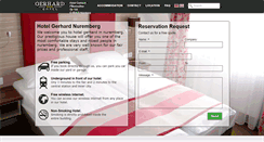 Desktop Screenshot of hotel-gerhard.de