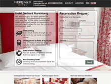 Tablet Screenshot of hotel-gerhard.de